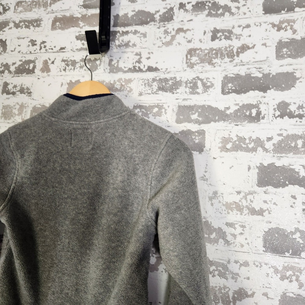 OshKosh B'gosh Sweatshirt‎ Boy's Size 7Gray Fleece Quarter Zip Pullover Casual - Picture 10 of 16